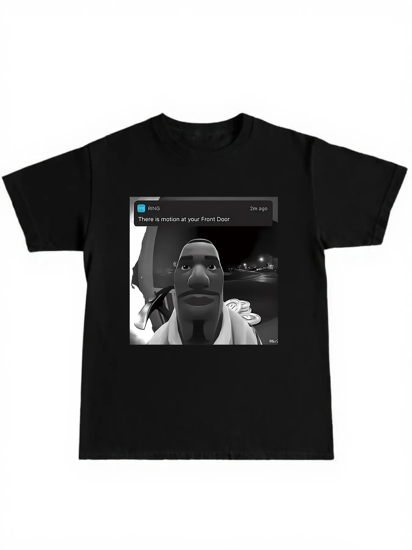 Humorous Funny Short Sleeve T-Shirt Print, Unisex Casual Fit, Social Influencer Streetwear Style, Young Adults, Friend Gatherings, Daily Wear, Menswear