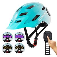 Kids Helmet Blue-White