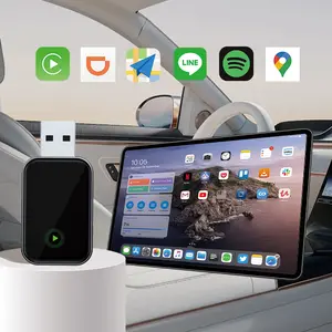 2026 New Wireless CarPlay Adapter - iPhone & Android Compatible with Fast No-Delay Link, Hands-Free Calling