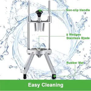 kitchen gadgets 8-stage commercial easy slicer stainless steel blade fruit lime slicer, lemon cutter, suitable for 8 wedge-shaped slices in bars and restaurants Juicer Machine Kitchen Gadgets