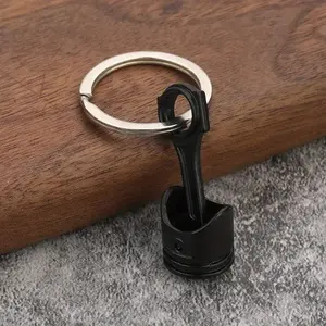Functional Piston Keychain Charm