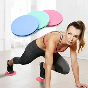 Gliding Discs, 2 Counts Sliding Fitness Disc, Exercise Sliding Plate, Abdominal Muscle Training Disc, Yoga Sliding Disc, Fitness Equipment for Home Gym