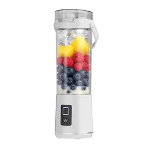 1pc high-efficiency portable blender, personal-sized smoothist, 20-ounce powerful juicer, mini blender cup, suitable for home, office and gym