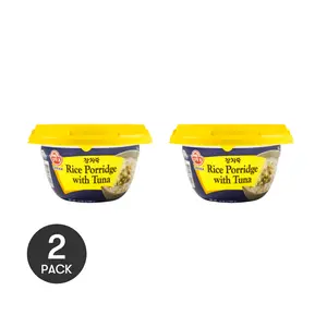OTTOGI Korean Tuna Porridge 2 Pack Instant Meal 285g Quick Delicious Nutrition