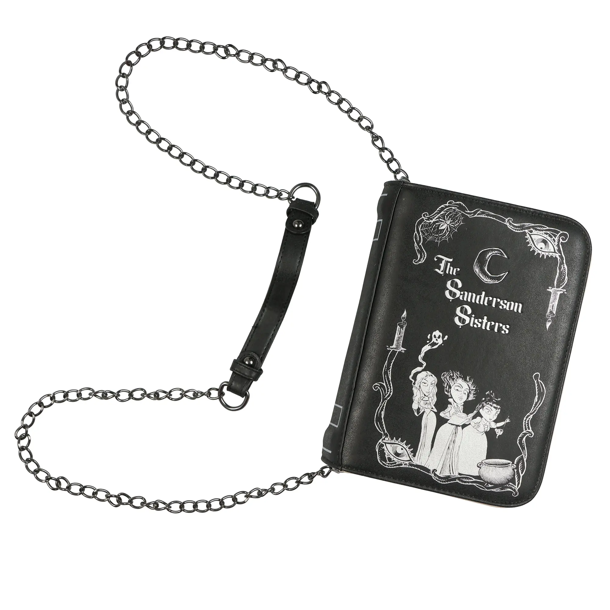 Women's Disney Hocus Pocus Sanderson Sisters Book Design Casual Trendy Crossbody Purse Handbags, Daily Fashion Shoulder Bag, Casual Trendy Purse, Daily Shoulder Bag