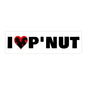 I ❤️ P'Nut Bumper Sticker