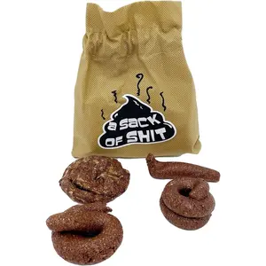 💩 Sack of Sh#t – 4-Piece Realistic Fake Poop Gag Gift Set