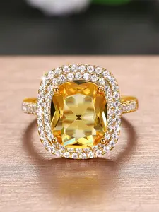 1 PC Elegant Cubic Zirconia Duchess Cut Ring Fashion Engagement Rings For Women For Wedding Engagement Anniversary Party Jewelry Valentine's Day Gift