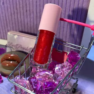 CandyRed Moisturizing Lipgloss - Red Color Lip Gloss Glossy Hydrating