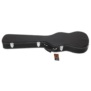 Glarry High Grade Electric Bass Microgroove Hard Case Black