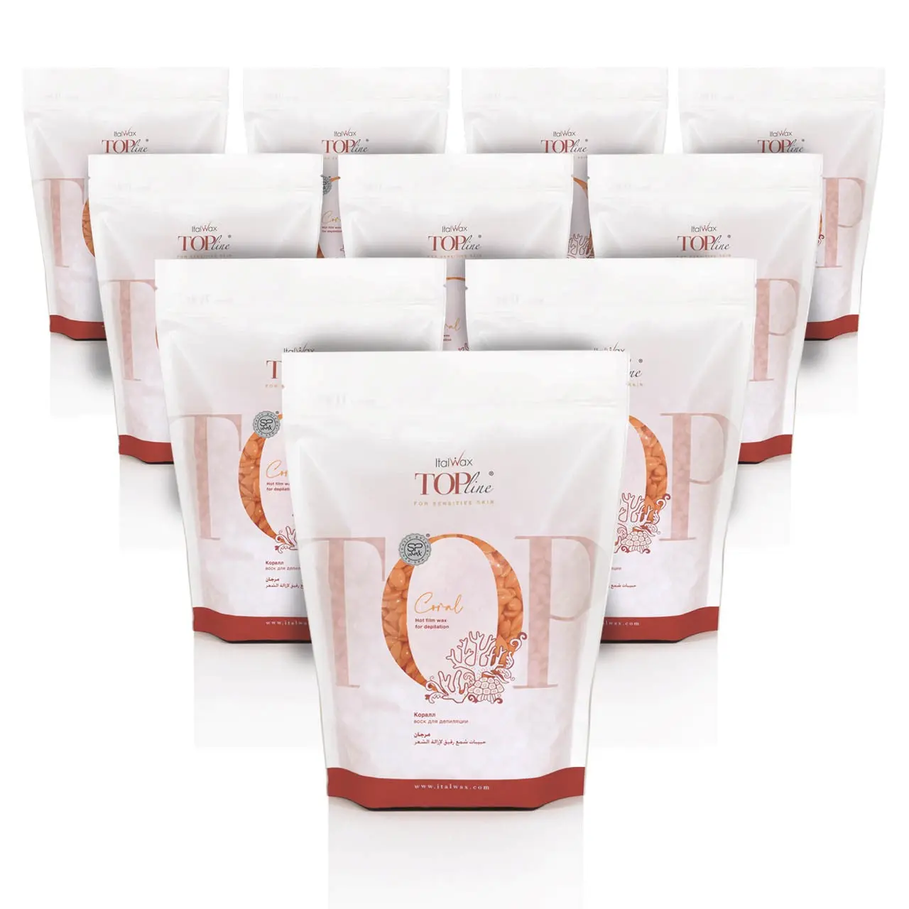 Case of Hard Wax Coral Top Line - Box 10 pcs