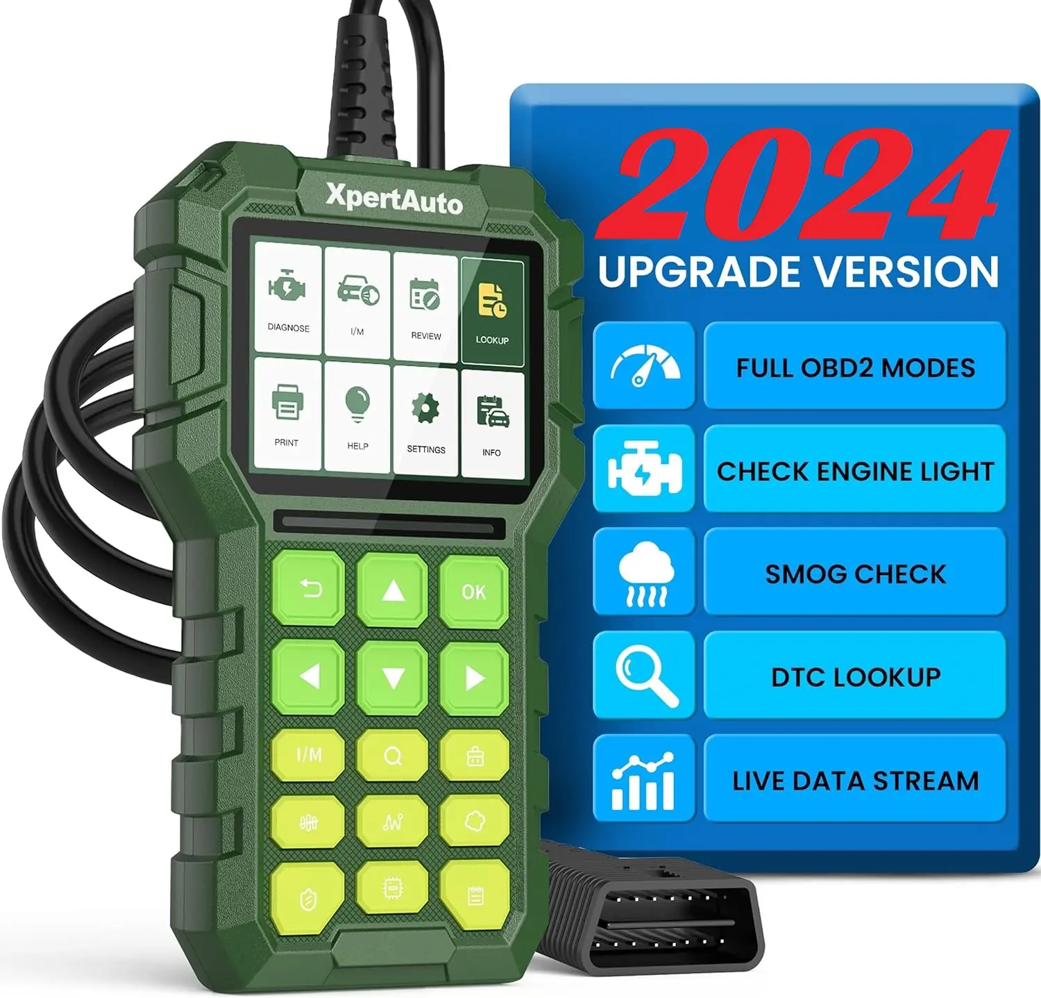 C303 OBD2 Scanner real-time data Professional machinists Universal OBDII diagnostic Code Reader tool used to remove fault codes to check engine lights