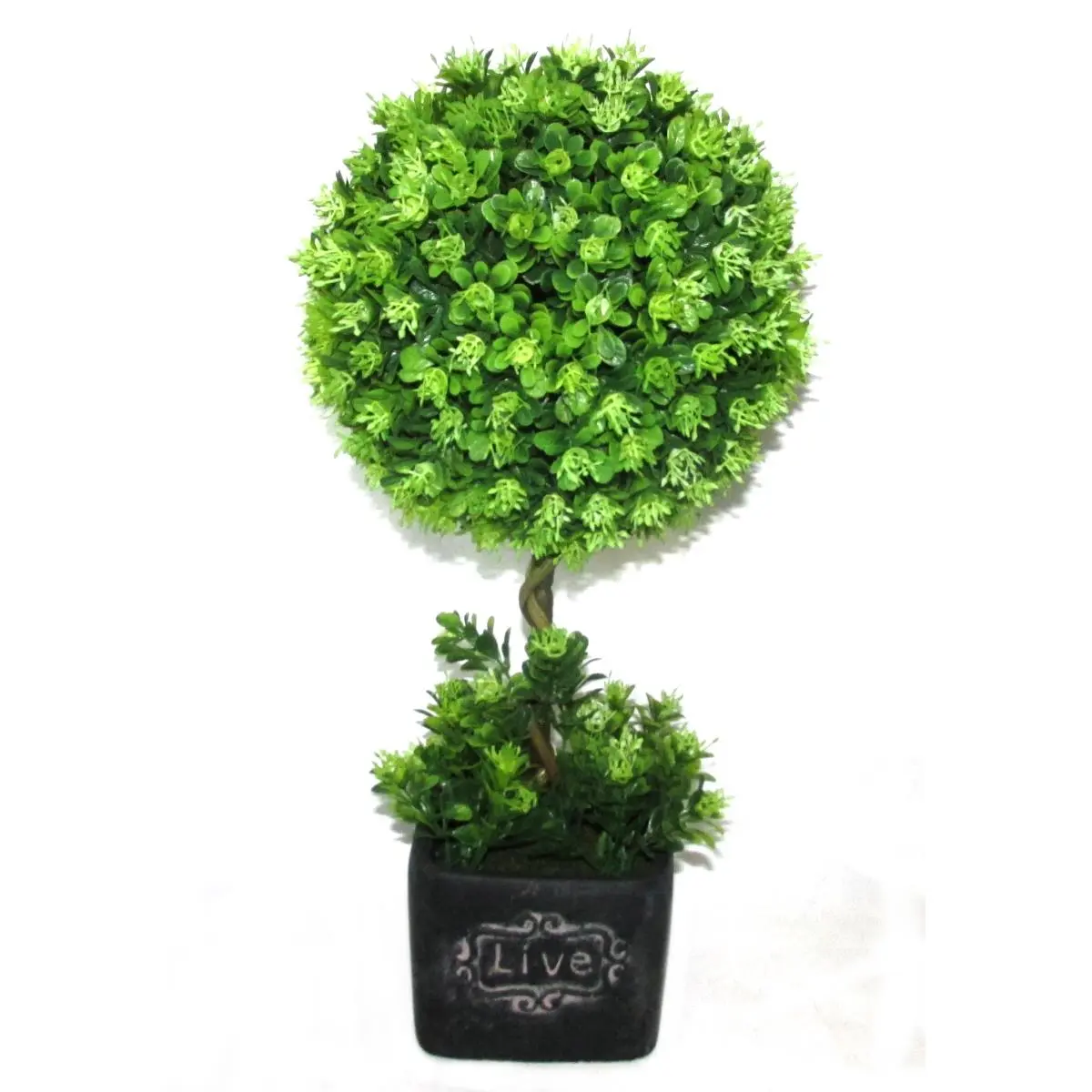 Jeco HD-BT038 16.5 in. Artificial Topiary Tree, Home Decor Plants for Room Decoration