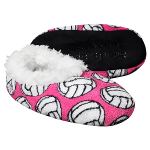 Volleyball Sport Slippers – Ultra-Soft House Shoes with Grippy Non-Slip Sole