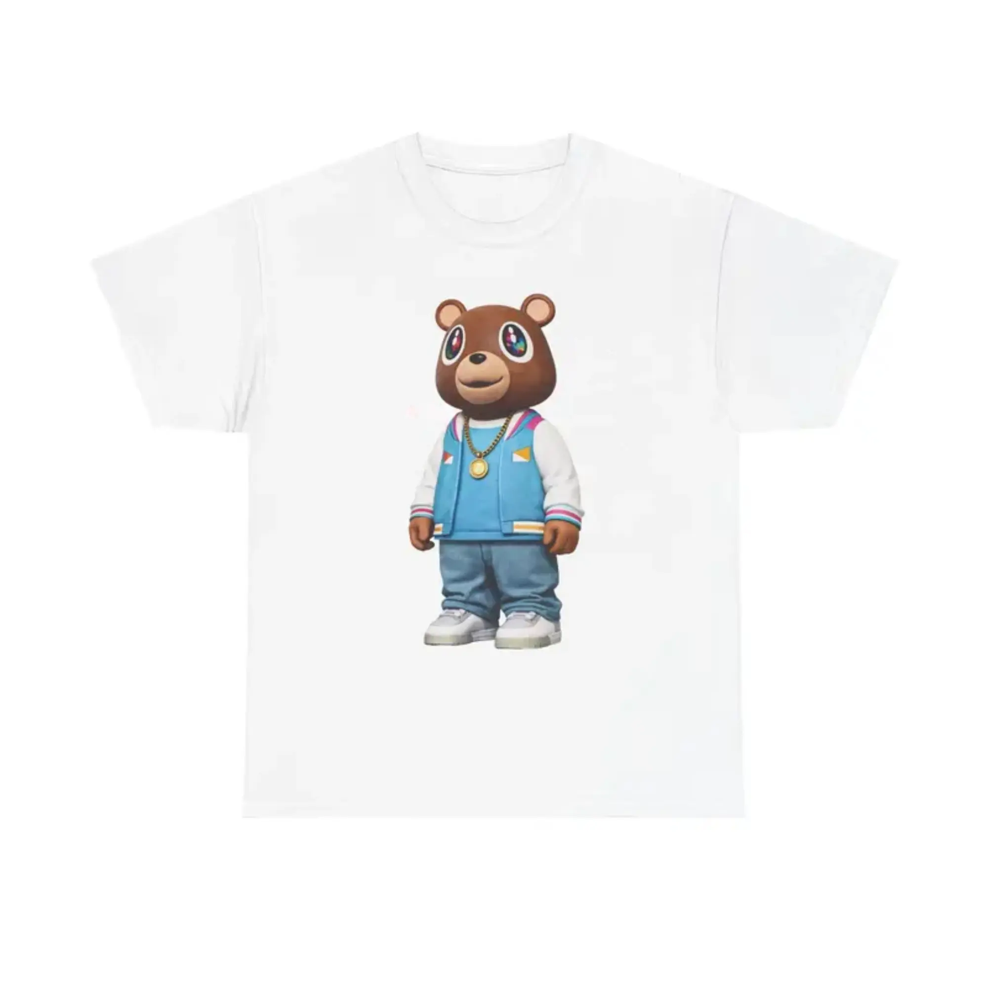 MINI YE BEAR TEE - Unisex Graphic T-Shirt 100% Cotton, Unisex Shirt Menswear Womenswear Streetwear Cotton Comfort