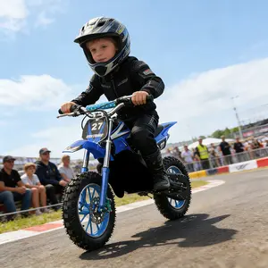 Children's electric two-wheeler with three-color stickers