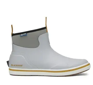 Men's Alpha Deck Boots - Wild Dove - Regular - Waterproof Slip - On Fishing Shoes - Boating Garden Outdoor Shoes, Durable Deck Footwear Gift for Him or Dad