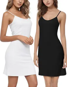 Women's Non-Cling Spaghetti Strap Full Slip Basic, Breathable, Comfy Ladies Underwear for Home Lounging Casual #summervibes
