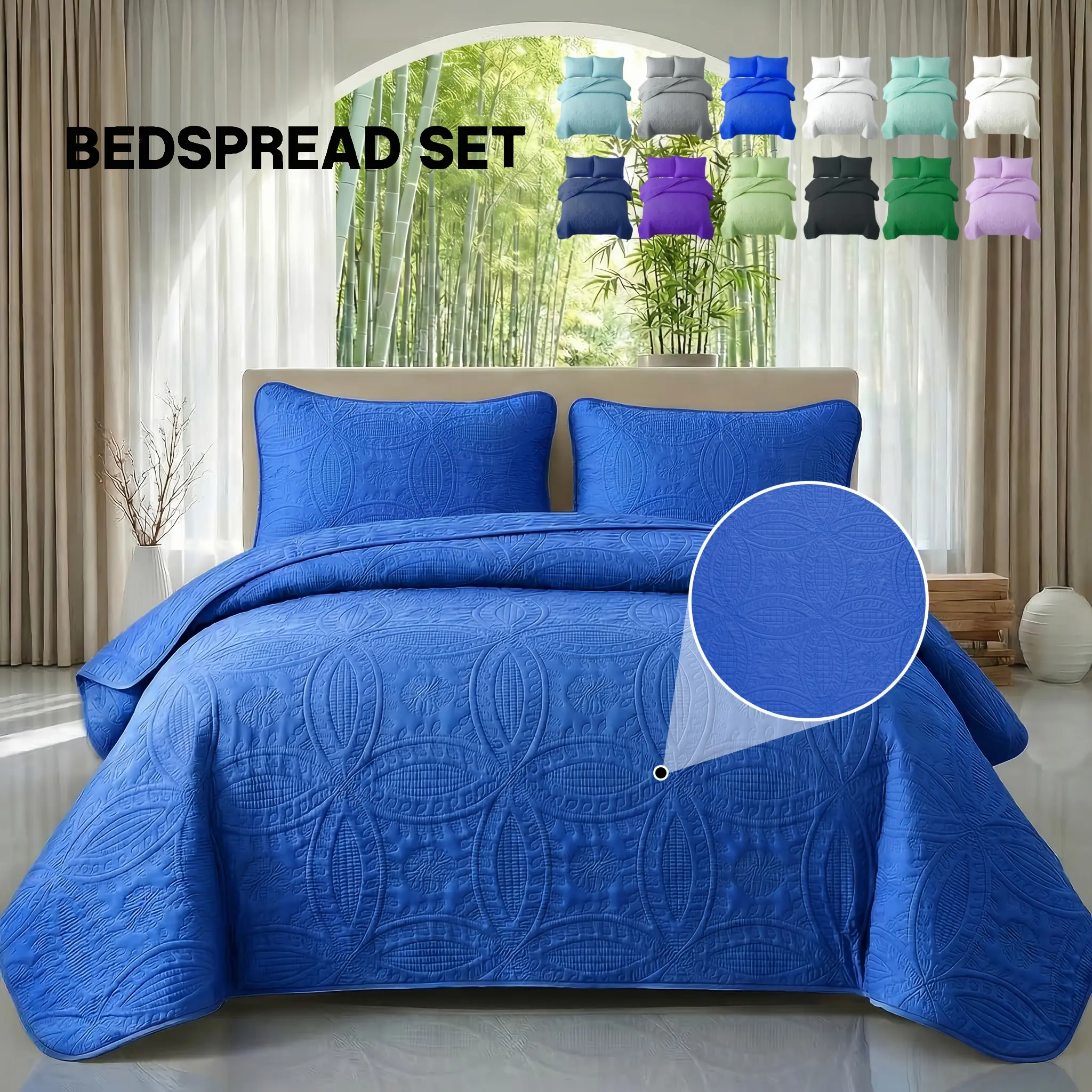 2/3pcs Quilt Set Bedspreads (1 Quilt, 1 Or 2 Pillowcase)-Soft Ventilate Quilt, Lightweight Microfiber Bedspread - Halloween And Christmas Modern Style Coin Pattern Coverlet, Gifts for Back-To-School Season, Suitable for School Dormitories