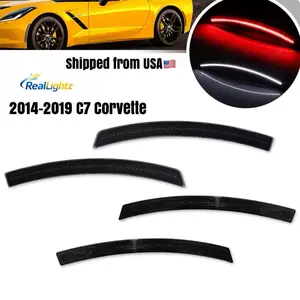 Smoked LED Side Marker Light for 2014-2019 Chevy Corvette C7 (Stingray/ Z06/ZR1/ Grand Sport) Direct Replacement | Plug & Play