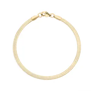 Striking Yet Subtle Snake Bracelet - Gold-Colored Design with Simple Clasp and No Additional Features