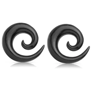 Organic Water Buffalo Horn Spiral Taper Plugs