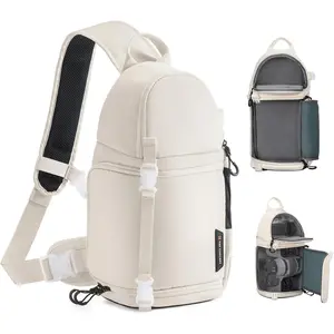 K&F CONCEPT Camera Sling Bag Crossbody Bag Camera Shoulder Backpack DSLR/SLR/Mirrorless Photography Bags Compatible with Canon/Nikon/Sony/Fuji/Gopro/DJI