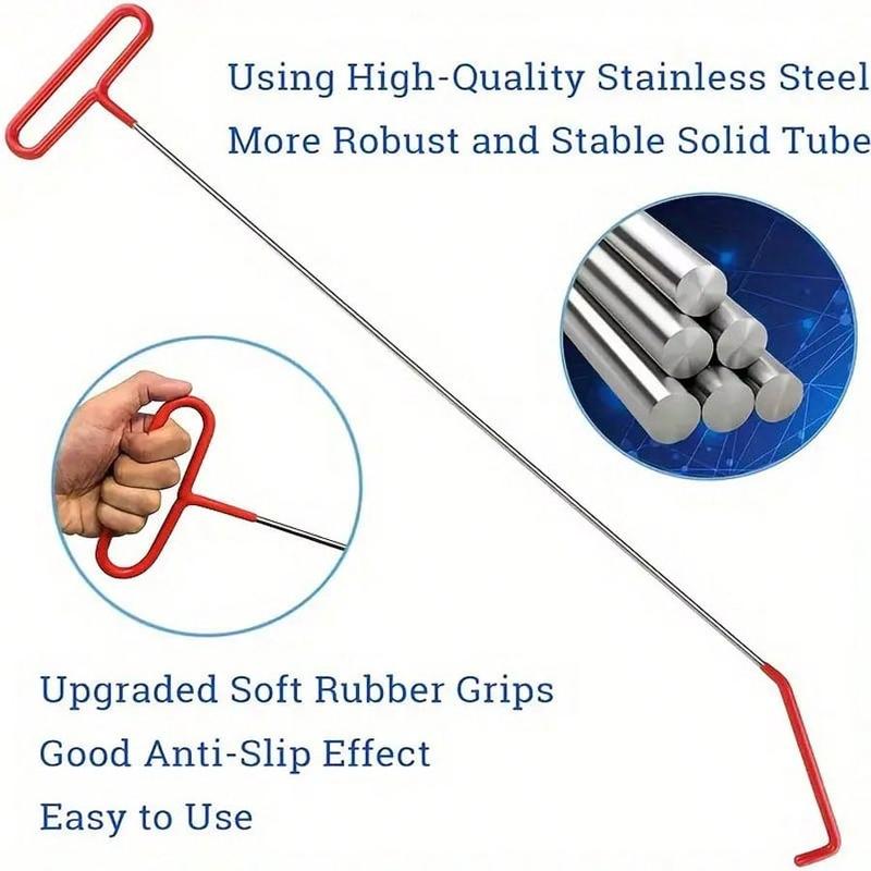 13 PCS Emergency Car Unlock Tool Kit, Vehicle Repair Lock Out Set, Long Reach Puller