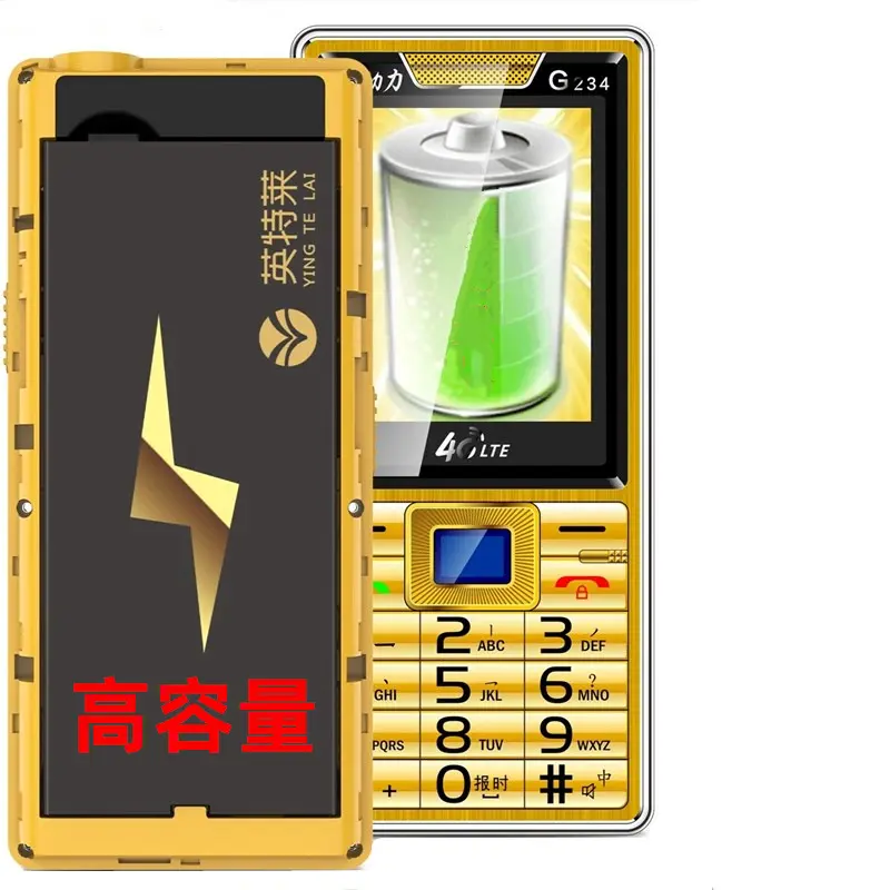 Elderly Mobile Phone - 4G Full Network, 5G Compatible, 25-Day Standby, Large Screen, Big Sound, Portable Cell Phone, Rechargeable, Simple Operation for Seniors