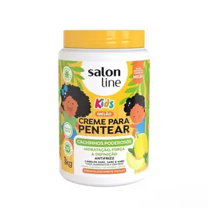Salon Line - Collection - Melon Powerful Curls Combing Cream Net 35.27 Oz)