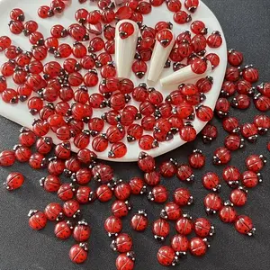 Mini Ladybug Resin Craft Supplies, DIY Jewelry Making Materials, Decorative Accessories for Nail Art & Crafting Projects