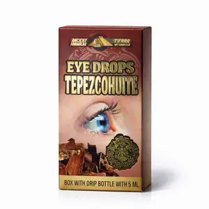 Tepezcohuite Eye Drops 5 mL Soothing Herbal Eye Care Formula with Dropper Bottle – Refreshing Hydration & Eye Comfort
