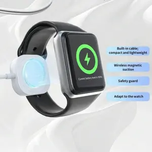 Wireless watch charger, magnetic charging cable, compatible with all models, Smart Watch Charger