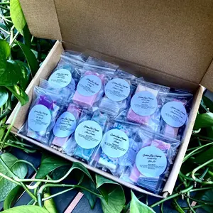 Soap Sample Box. Mini Soaps. Travel Soap. Guest Soap. Hotel Soap. Handmade Soap. Natural Soap. Scented Soap. Gentle Soap. Cruelty Free Soap. Luxurious Soap. Sustainable Soap. Soap Favors. Variety Soap.
