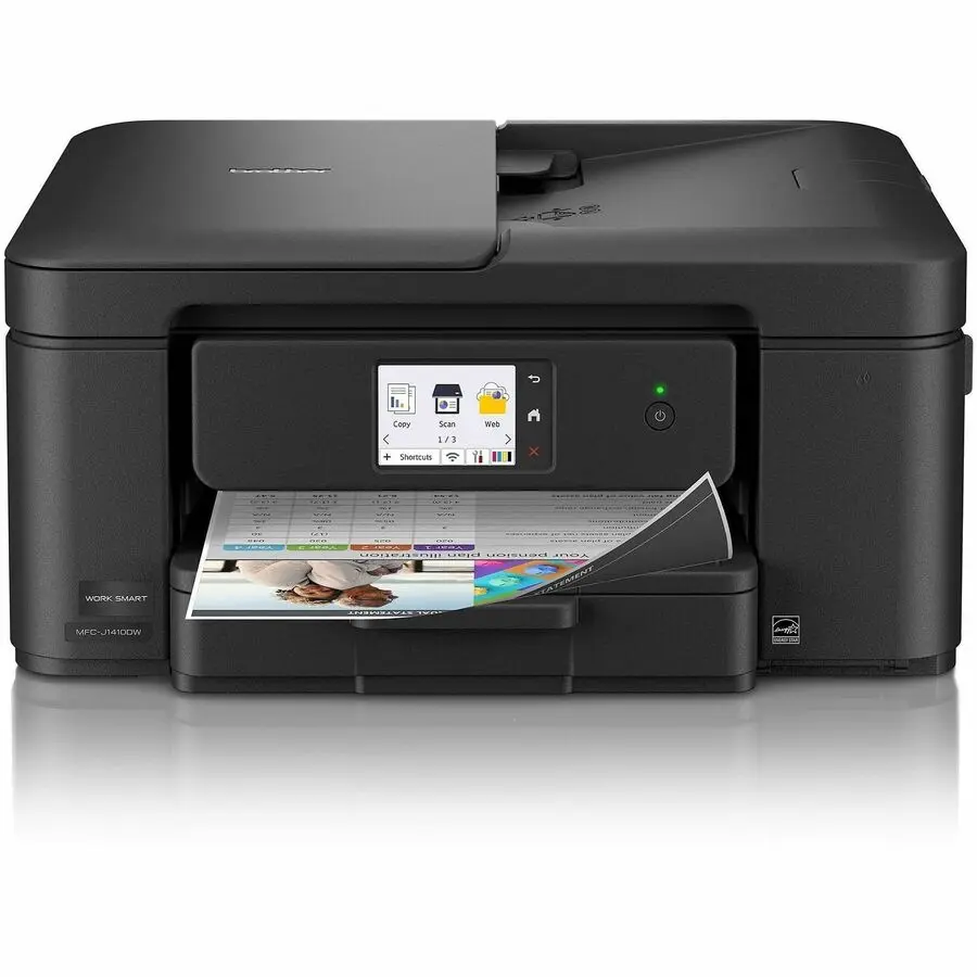 Brother Work Smart MFC-J1410DW Wired/Wireless Inkjet Multifunction Printer Color