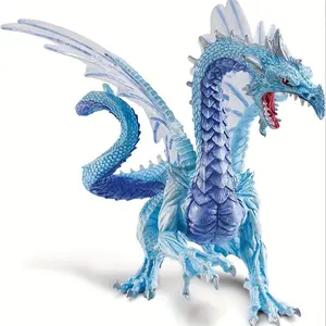 Realistic Dragon Model Plastic Flying Dragon Statue Gift Collection, Eye-Catching Decoration for Halloween Thanksgiving Christmas