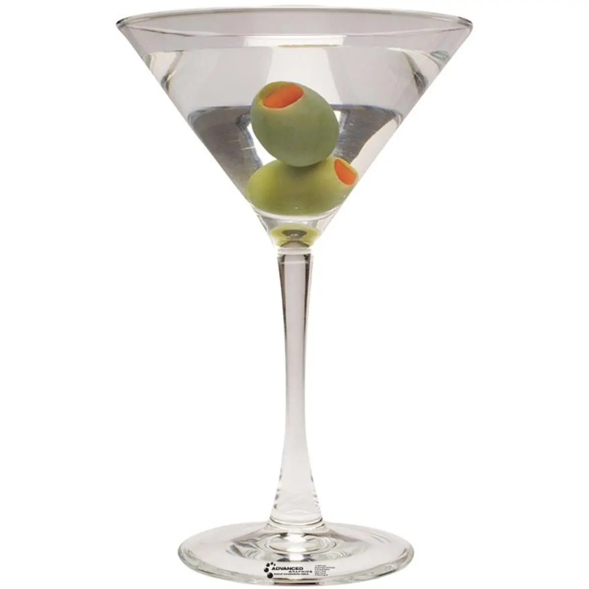 Advanced Graphics 751 Life-Size Martini Glass Cardboard Stand-Up, Heavy Duty Home Decor Piece, Wall-Mount or Free-Standing 60" x 37" Party Decor with Glass-Inspired Design