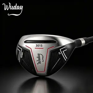 WUAY Men's Right-Handed Golf Hybrid – 4 Lofts (18°/21°/24°/27°), S/R Flex Carbon Fiber Shaft, Stylish Red Shaft, Premium Rubber Grip, Max Distance & Forgiveness