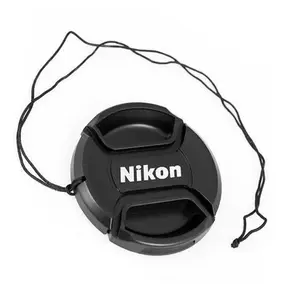 49mm/52mm/55mm Lens Cap for Nikon, Lens Cover with Anti Loss Strap
