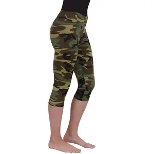Rothco | Women's Woodland Camo Workout Performance Capris