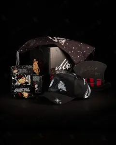 (Full Set) MAGO FOREVER x 31 hats - Total Black Snapback Cap, Winged M Logo Baseball Hat, Latino Streetwear Graphic Crown, Adjustable Cotton-Twill Style for Concerts Festivals Daily Drip, Men Women