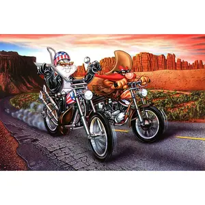 Dopamine Decor Manga Canvas Poster-Bugs Tunes Daffy Cartoon Wall Art Home Decor - POSTER 20x30 Colorful Gifts Room Decoration Ornaments Artistic Print Photo