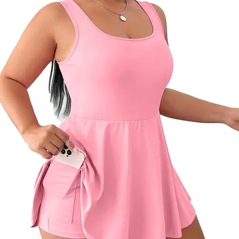 Women's Fashion Casual Fit One-Piece Dress, Plus Size Ladies' Stylish Comfortable Option, Trendy Daily Wear