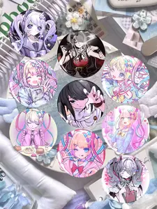 Anime Themed Badge Collection, Cute Character Design Brooches, Perfect Gift for Women & Girls, Ideal for Daily Wear & Collecting