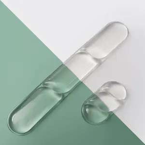 Clear Gel Wrist Rest for Computer Keyboard,  Gel Keyboard Wrist Rest Set for Typing , Comfortable  Wrist Support Pad for Office/Computer/Laptop/Gaming, Transparent