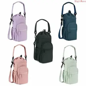 Water Bottle Carrier Bag with Adjustable Shoulder Strap, Portable Water Bottle Holder for 30oz & 40oz Bottles, Insulated Drinkware Accessory Travel Cup Bag, Protective Bottle Pouch for Outdoor Hiking Travel Daily Use car interior multifunctional