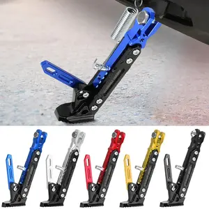 Motorcycle CNC Adjustable Kickstand Foot Side Stand for Electric Motorbike Motorcycle Accessories Kick Stand Parking Bracket