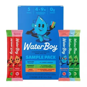 Waterboy Hydration Sports Drink Trial Pack - 0.91oz/5ct