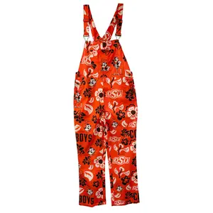 Oklahoma State Cowboys Men's Floral Overalls