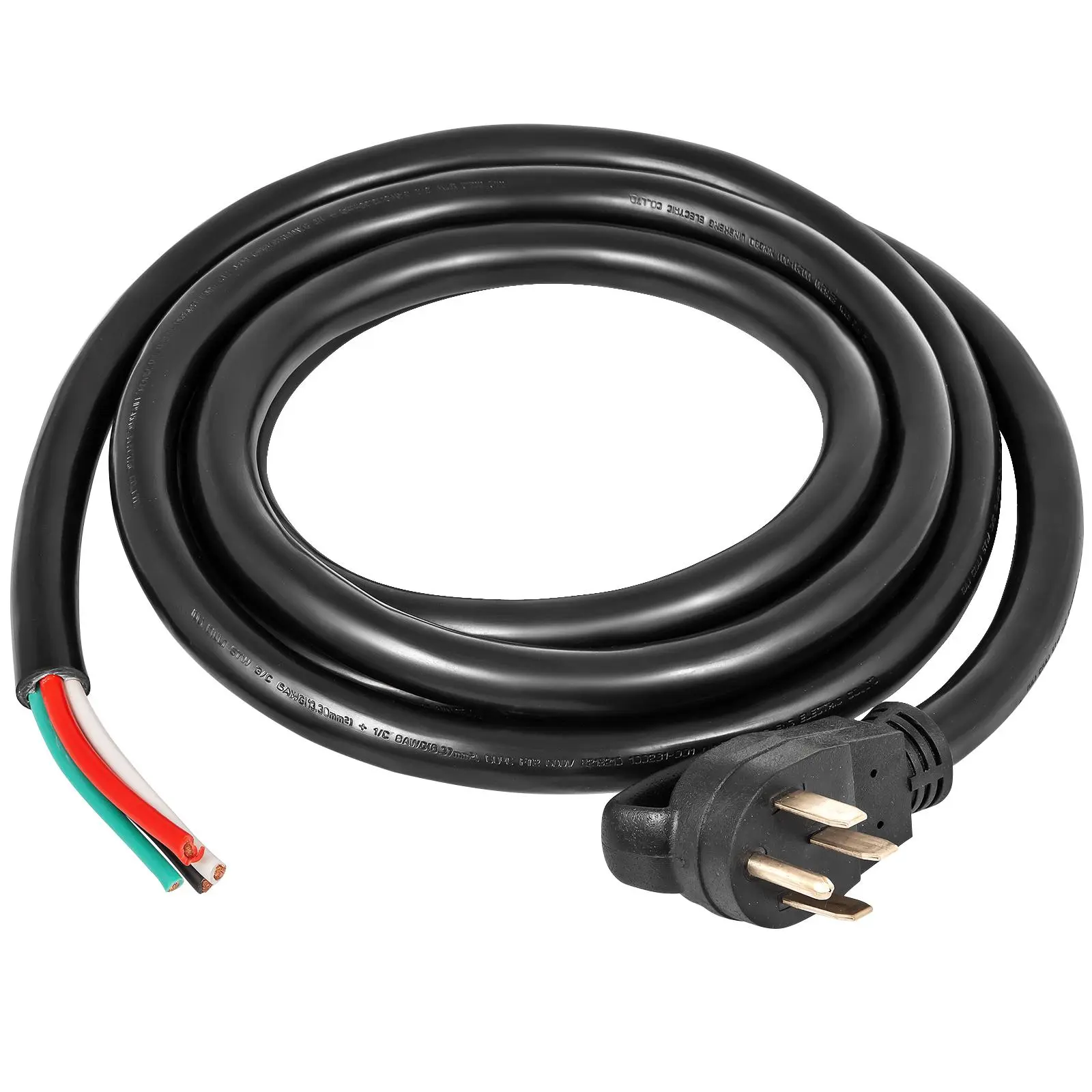 【summerfinds】VEVOR 40Ft 50Amp Generator Extension Cord 6 Gauge STW 6/3+8/1 Generator Cord Generator Power Cord N14-50P to Bare Wire Cut Wire Cord Extension Power Cord RV Motor Home Generator Portable